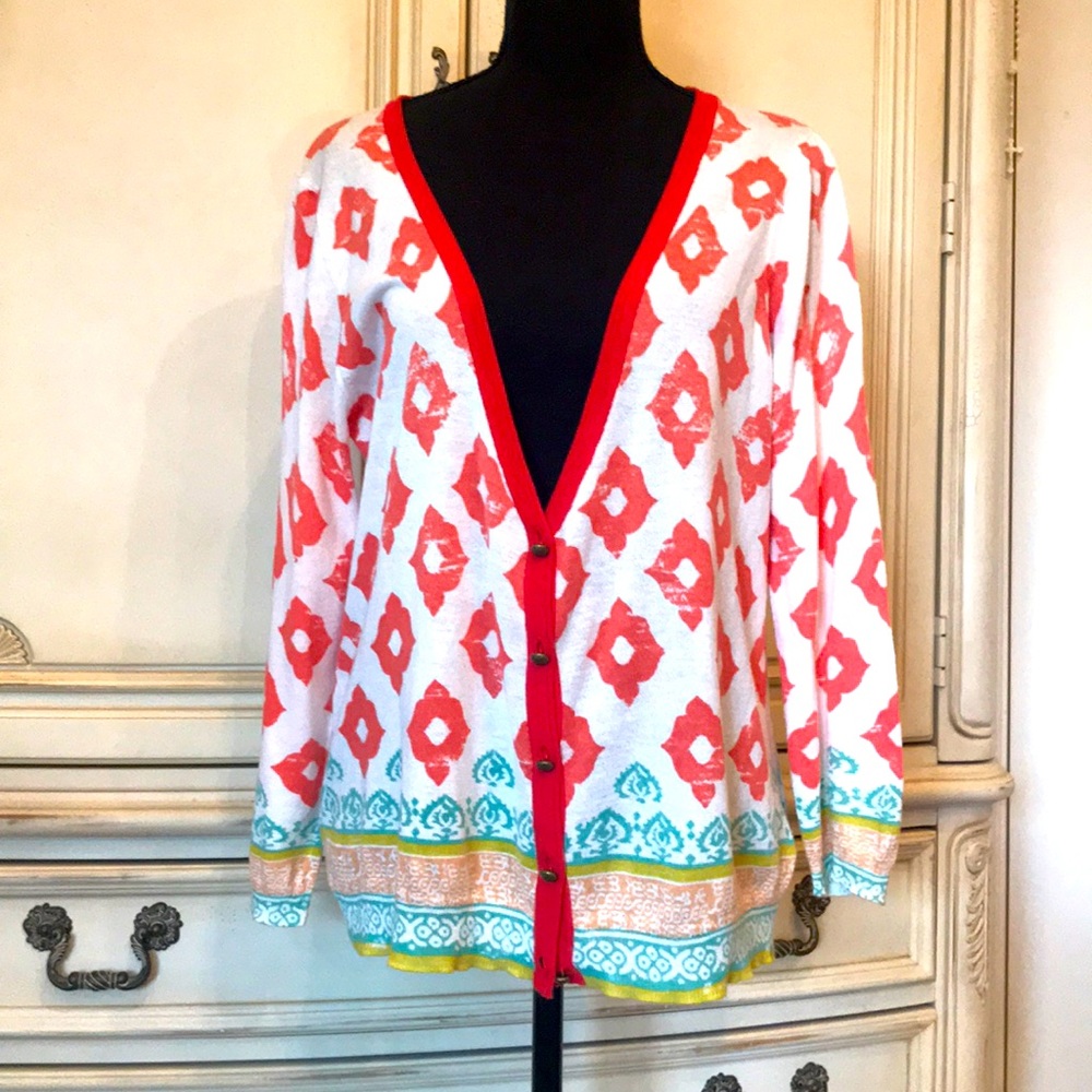 Multi Colored Light Weight Sweater - image 1